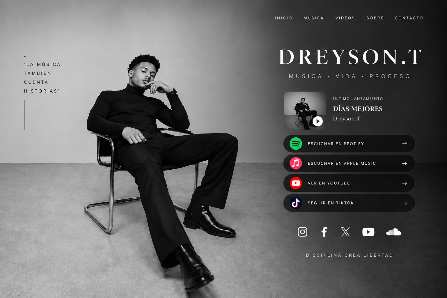 DREYSON.T — Música · Vida · Proceso
